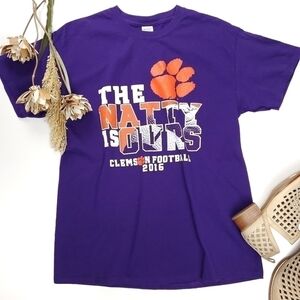 New Clemson Tigers 2016 National Championship Thick Cotton Tee Sz Large